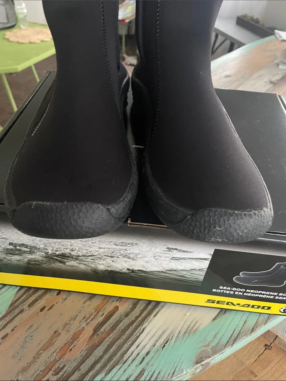 Sea-Doo Black Neoprene Water Boots - New in Box Men’s Size 11